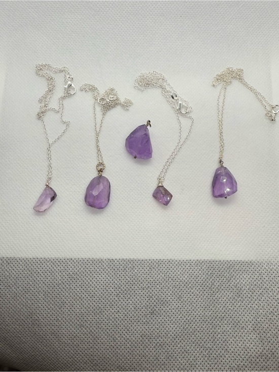 Handmade Jewelry - Mystery Box! Handmade Amethyst Pendant Necklace!